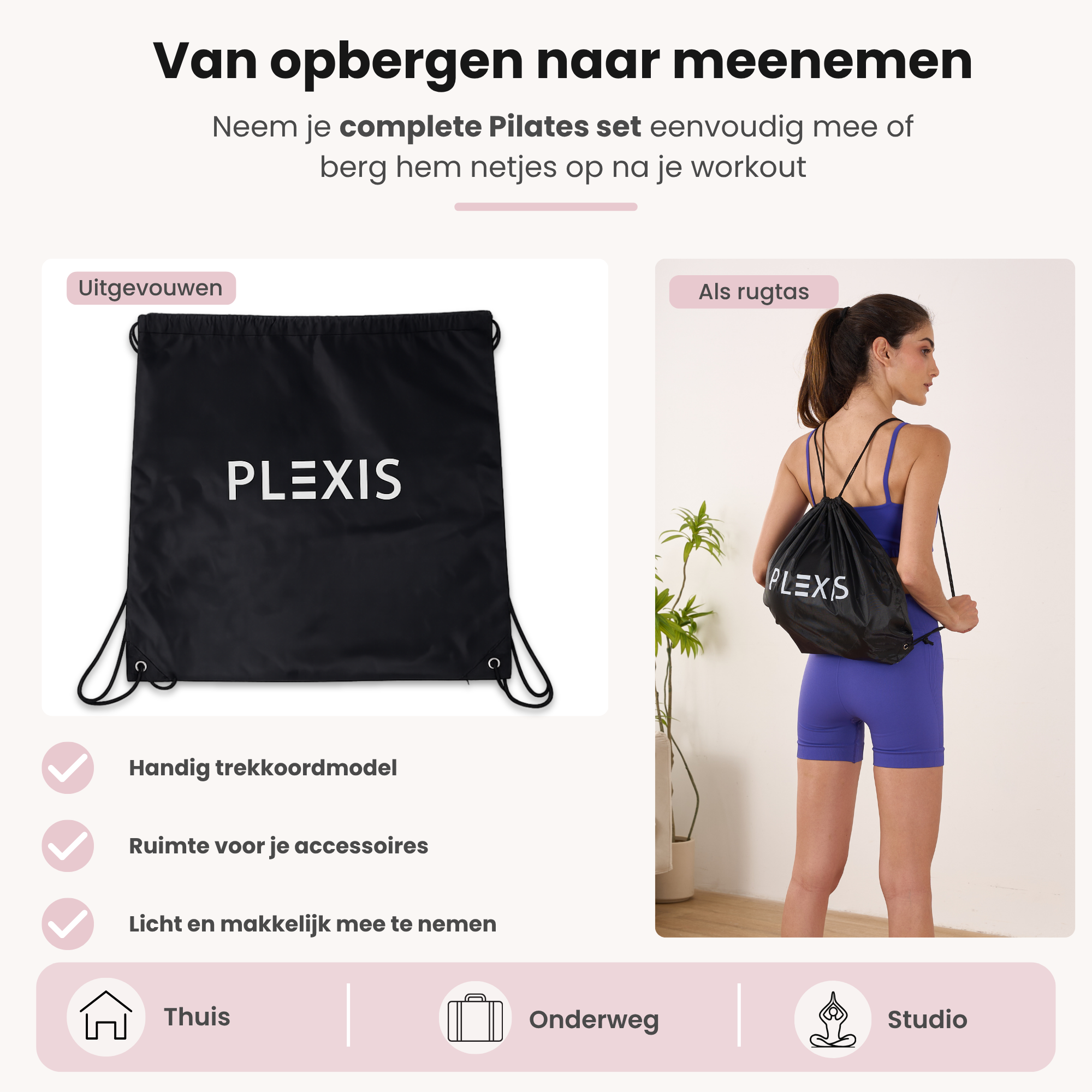 Plexis Pilates set 14-delig - Zwart
