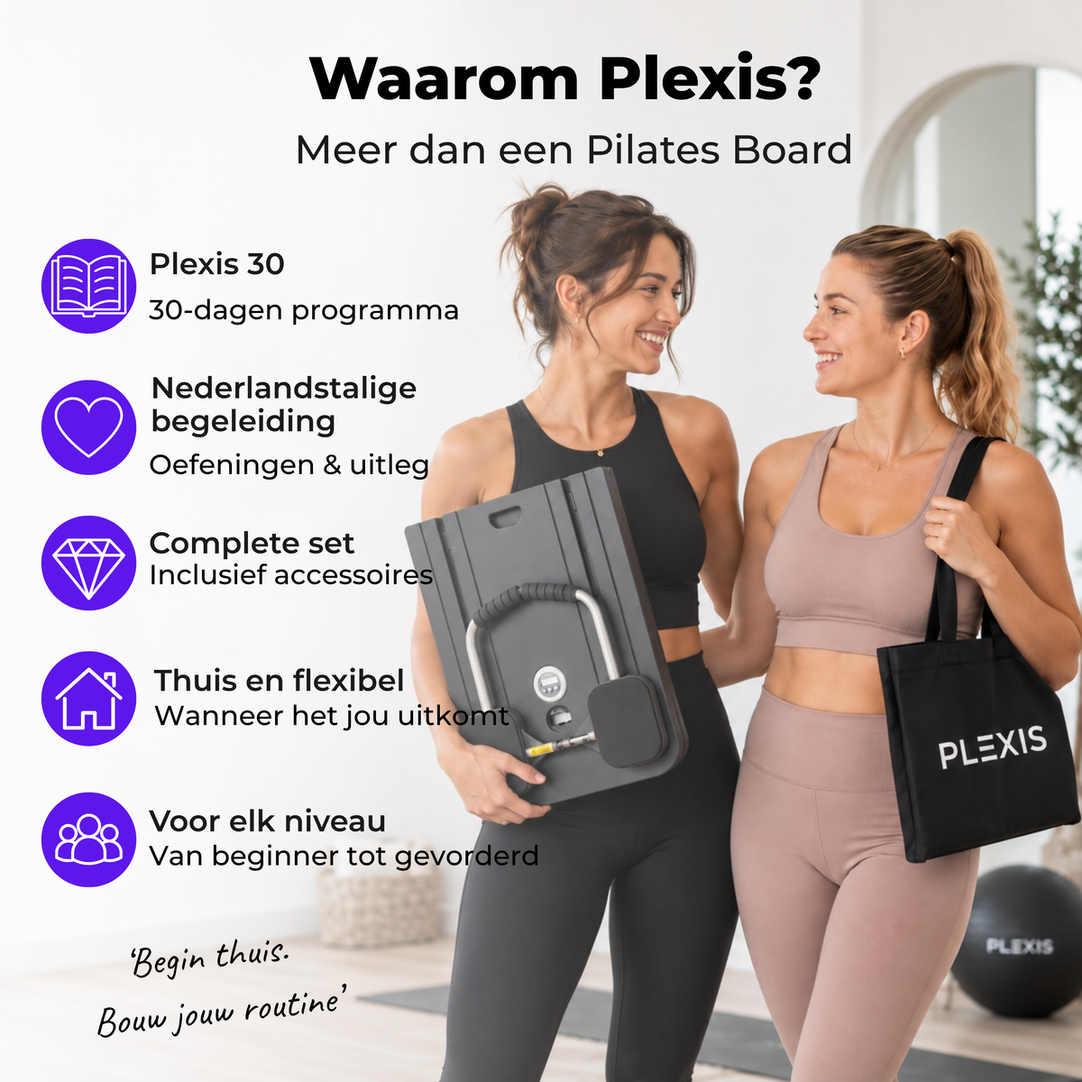 Plexis Pilates Board - Paars