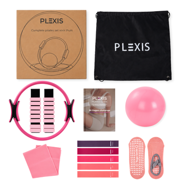 Plexis Pilates set 14-delig - Roze