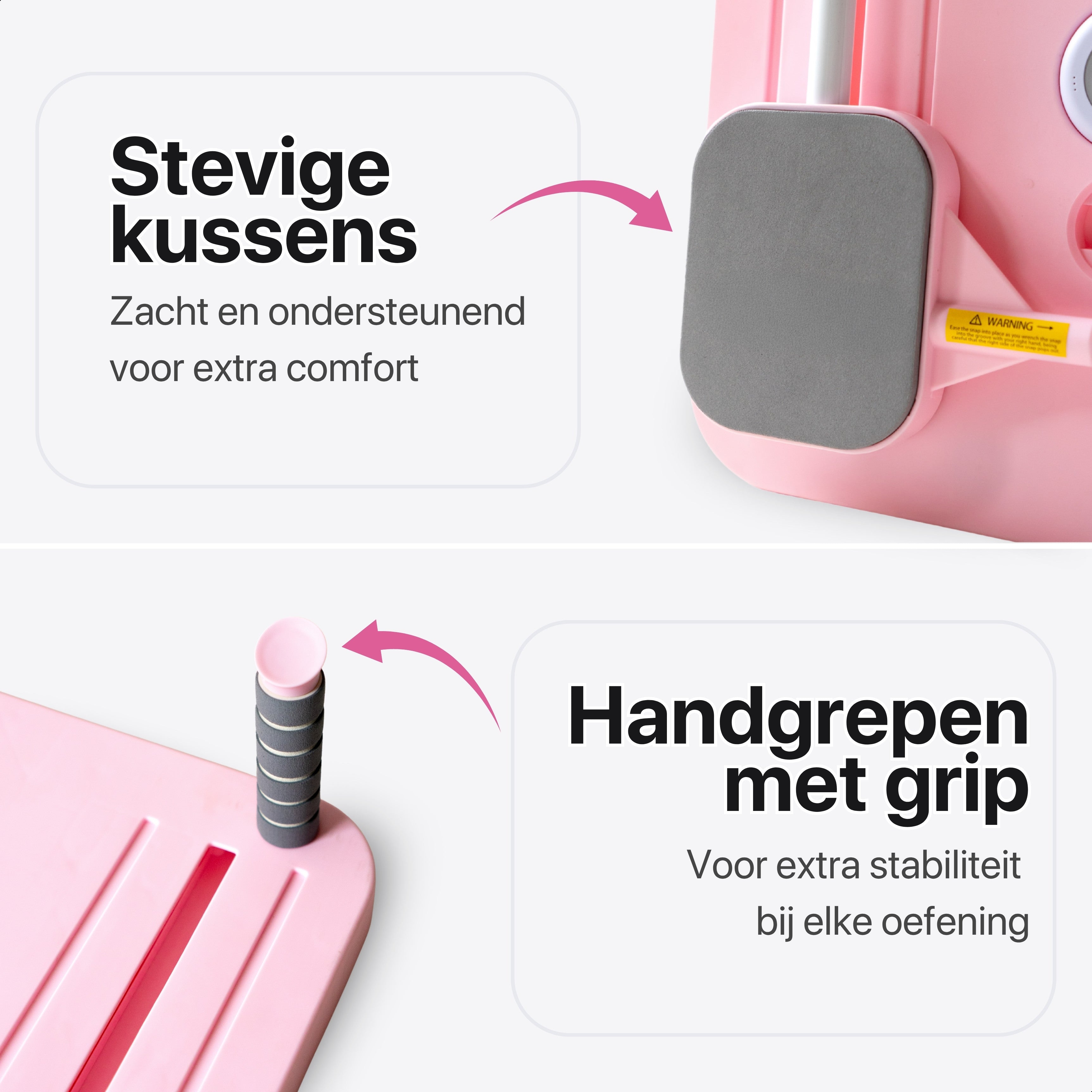 Plexis Pilates Board - Roze
