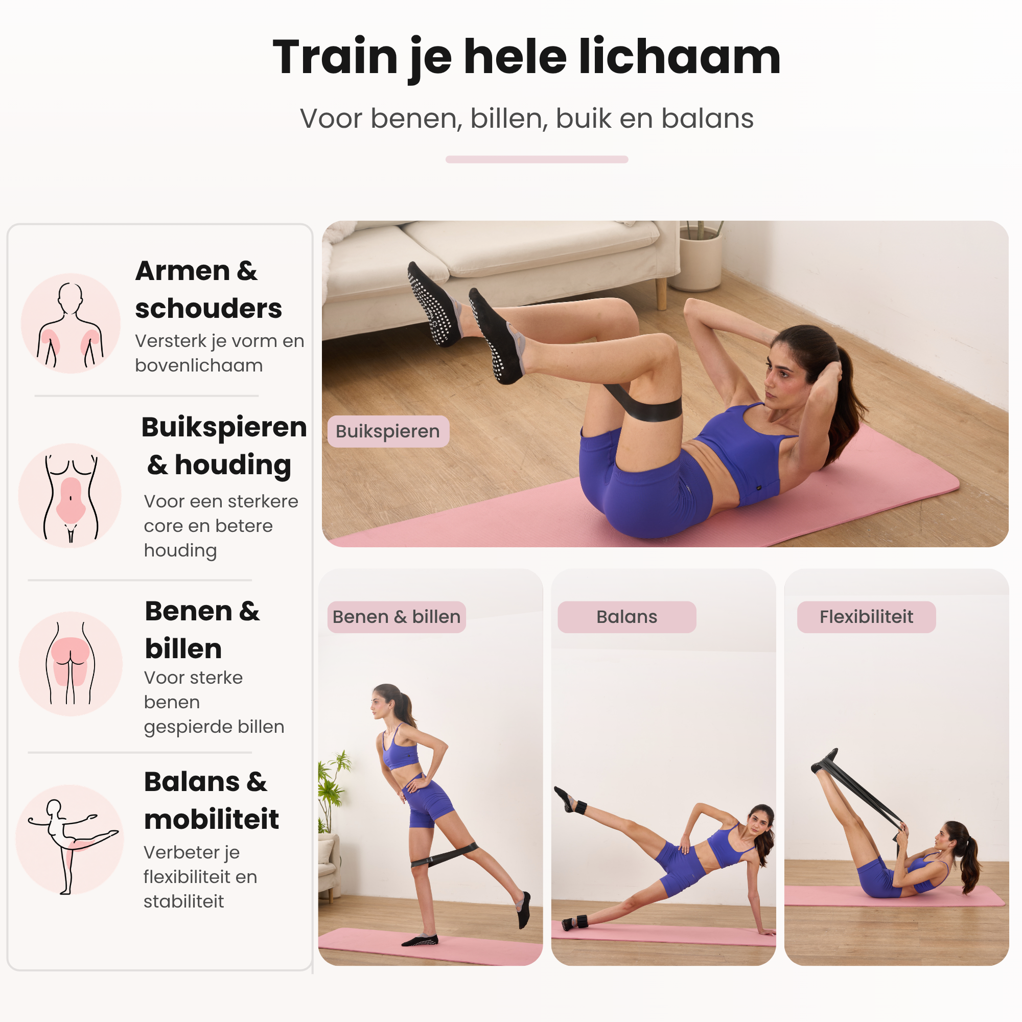 Plexis Pilates set 14-delig - Zwart