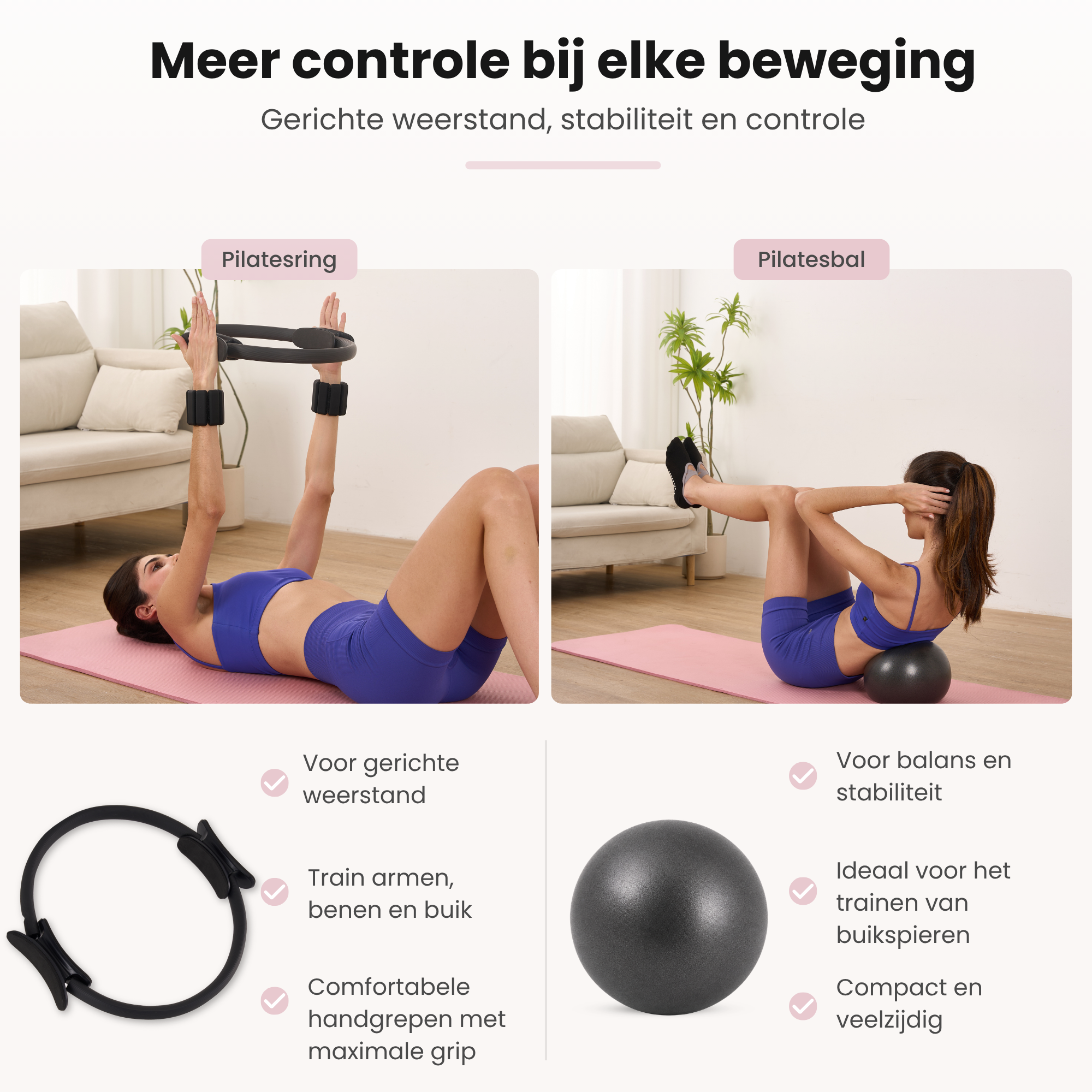 Plexis Pilates set 14-delig - Zwart