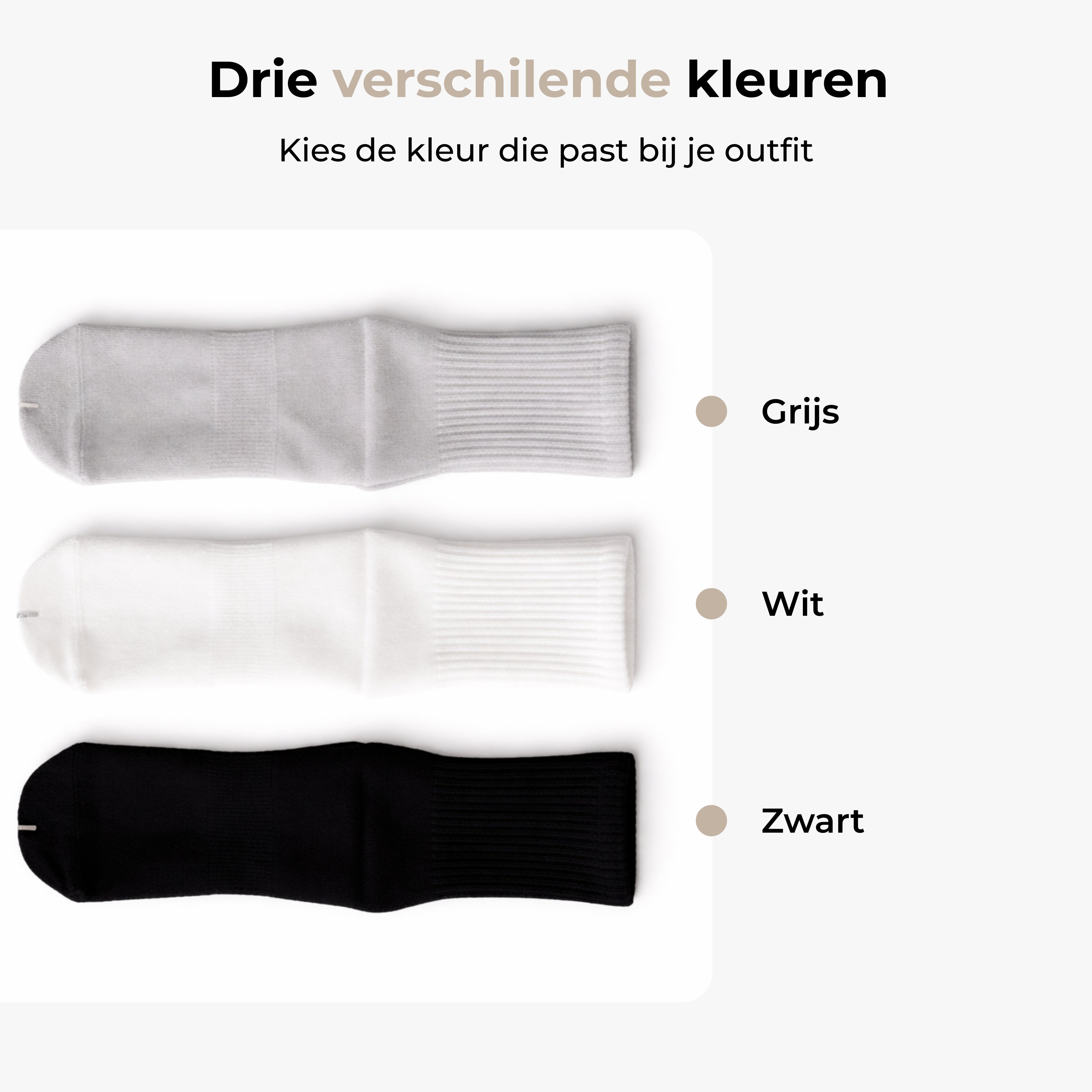 Plexis Pilates Sokken – Antislip (3-pack)