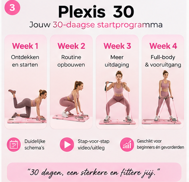 Plexis Pilates Board - Roze