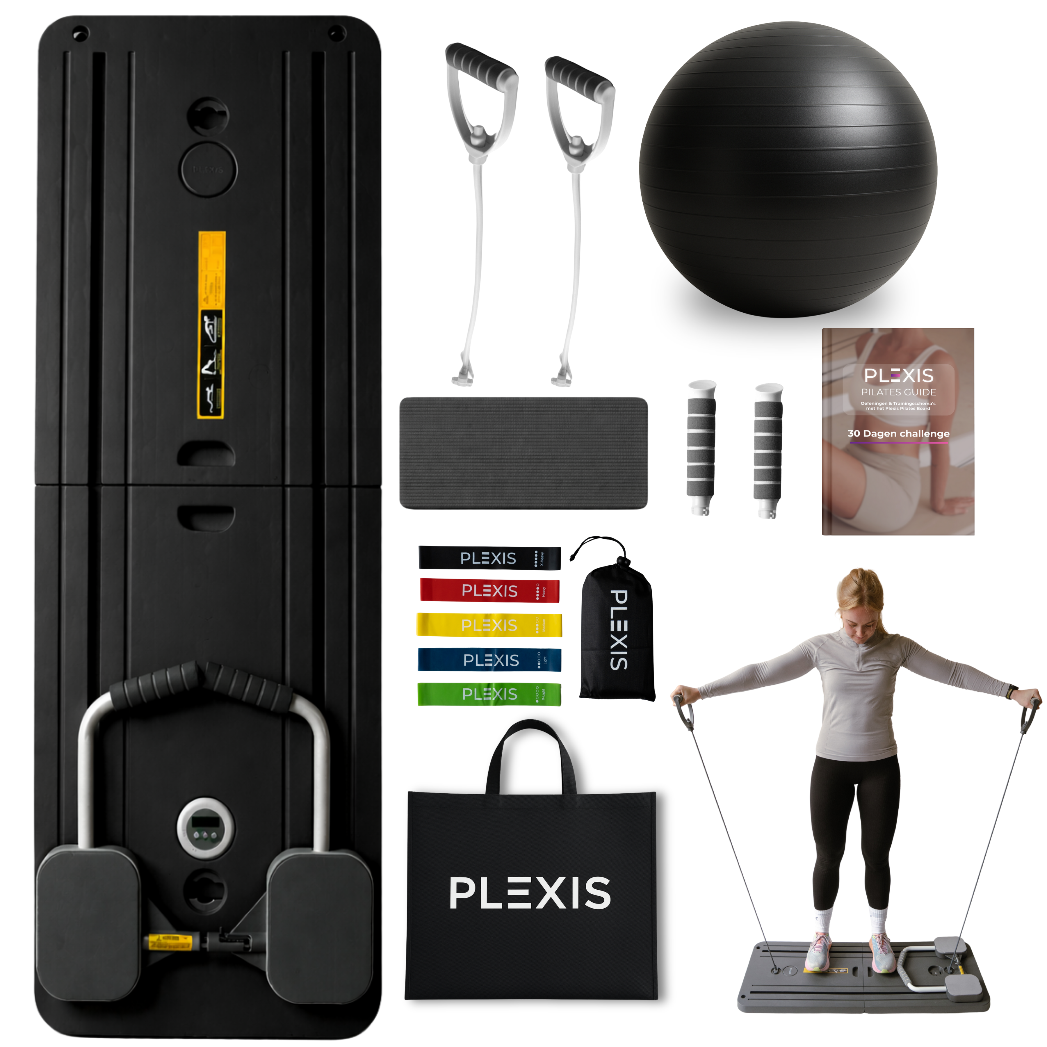 Plexis Pilates Board - Zwart